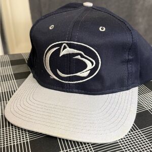 New Penn State Navy and Gray Logo Baseball Cap